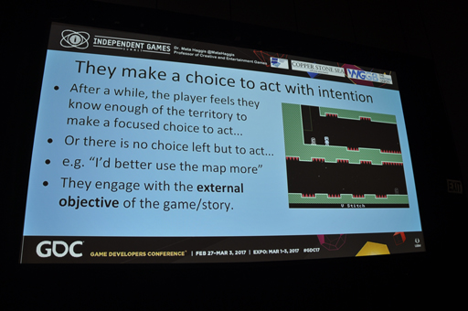 画像ギャラリー No.012のサムネイル画像 / ［GDC 2017］物語を作る技法を利用して，より面白いゲームを作るには。体験をデザインする技術が具体的に明かされる