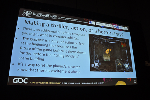 画像ギャラリー No.015のサムネイル画像 / ［GDC 2017］物語を作る技法を利用して，より面白いゲームを作るには。体験をデザインする技術が具体的に明かされる