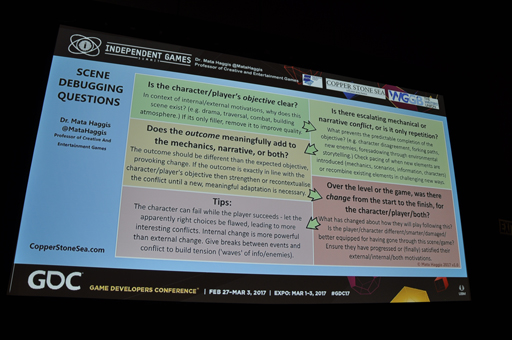 画像ギャラリー No.019のサムネイル画像 / ［GDC 2017］物語を作る技法を利用して，より面白いゲームを作るには。体験をデザインする技術が具体的に明かされる