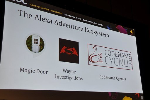 画像ギャラリー No.012のサムネイル画像 / ［GDC 2017］Amazon Alexaを使って新時代のサウンドノベルに挑戦。音声だけのアドベンチャーゲームの復活はあるか？
