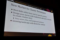 画像ギャラリー No.014のサムネイル画像 / ［GDC 2017］Amazon Alexaを使って新時代のサウンドノベルに挑戦。音声だけのアドベンチャーゲームの復活はあるか？