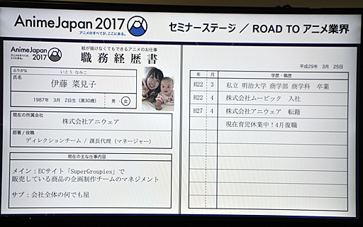 画像ギャラリー No.007のサムネイル画像 / 「AnimeJapan 2017」で行われた,気になりすぎる講演「絵が描けなくてもできるアニメのお仕事」の内容をレポート