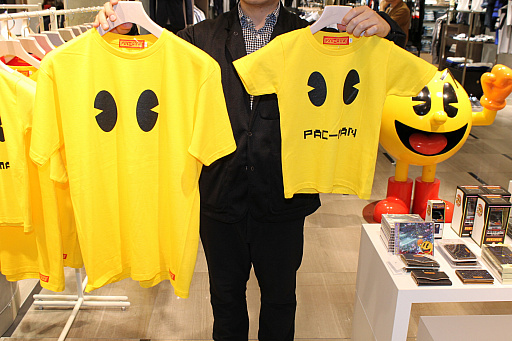 画像ギャラリー No.020のサムネイル画像 / 銀座三越で開催中のパックマン生誕37周年イベント「PAC-MAN meets Ginza Mitsukoshi」に行ってみた。先行販売グッズがずらり