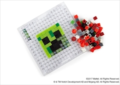 画像ギャラリー No.002のサムネイル画像 / 水でくっつくブロックで「マイクラ」のキャラやアイテムを作れる「マインクラフト クラフトキューブ デザインキット Aアソート」が6月上旬に発売