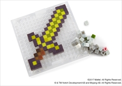 画像ギャラリー No.003のサムネイル画像 / 水でくっつくブロックで「マイクラ」のキャラやアイテムを作れる「マインクラフト クラフトキューブ デザインキット Aアソート」が6月上旬に発売