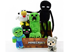 「Minecraft」公式ぬいぐるみに26cmの大型クリーパーなど6種が追加。イオンやトイザらス，マイクラファン・ショップで7月22日より順次販売へ