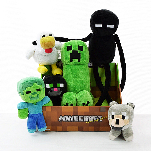 画像ギャラリー No.002のサムネイル画像 / 「Minecraft」公式ぬいぐるみに26cmの大型クリーパーなど6種が追加。イオンやトイザらス,マイクラファン・ショップで7月22日より順次販売へ