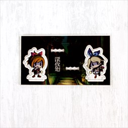 画像ギャラリー No.001のサムネイル画像 / 「深夜廻」の主人公2人を模ったアクリルフィギュアが本日発売