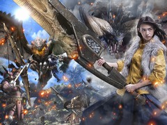 2018年の「モンスターハンター・ザ・リアル」は武器を手にしてハンター体験。「モンスターハンター：ワールド」の「ネルギガンテ」も登場