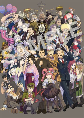 画像ギャラリー No.001のサムネイル画像 / 「大逆転裁判2 -成歩堂龍ノ介の覺悟- 公式原画集」の描き下ろし表紙イラストが公開