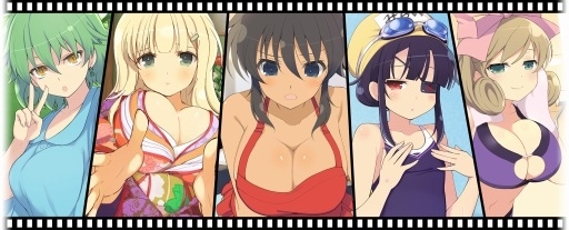 画像ギャラリー No.001のサムネイル画像 / 「閃乱カグラ」シリーズのサイト「シノビ少女図鑑」に焔紅蓮隊のオフショット動画が登場。サイトにはバストやおしり順での並び替え機能も