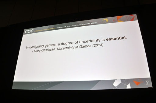 画像ギャラリー No.003のサムネイル画像 / ［GDC 2018］またボードゲームデザインデイがGDCにやってきた。ボードゲームにおけるランダマイザの特性とは