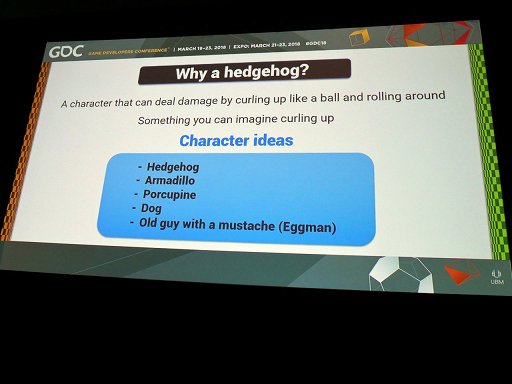画像ギャラリー No.003のサムネイル画像 / ［GDC 2018］「ソニック・ザ・ヘッジホッグ」はいかにして誕生したのか。生みの親がその秘話を語った講演をレポート