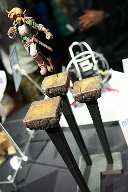画像ギャラリー No.029のサムネイル画像 / 模型展示会「16bitModels」第3回の出展作品を紹介。1/12 せがた三四郎や美少女版のハリアー＆オパオパなど個性派作品が目白押し