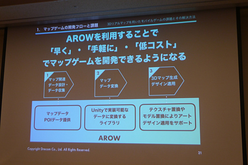画像ギャラリー No.011のサムネイル画像 / ［CEDEC 2018］位置情報ゲームの開発者に朗報。1万MAUまで無料で使える新サービスが紹介されたセッションをレポート