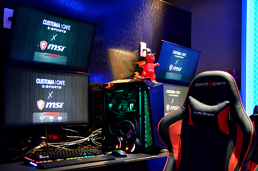 画像ギャラリー No.002のサムネイル画像 / 最新のMSI製ゲーマー向けPCが体験できるeスポーツエリアが,カスタマカフェ歌舞伎町店に登場