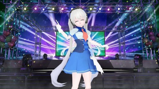 画像ギャラリー No.001のサムネイル画像 / 多人数型リズムゲーム「Virtual Live 郷音ちゃん」がTGS 2018で公開