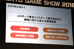 画像ギャラリー No.019のサムネイル画像 / ［TGS 2018］eスポーツの発展に向けて業界が取り組むべき課題とは？　パネルディスカッションで議論が交わされた基調講演レポート