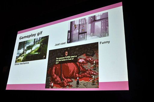 画像ギャラリー No.005のサムネイル画像 / ［GDC 2019］ゲームのプロモーションに活用されるGIF動画。拡散されるにはどう作り，どう公開するのか