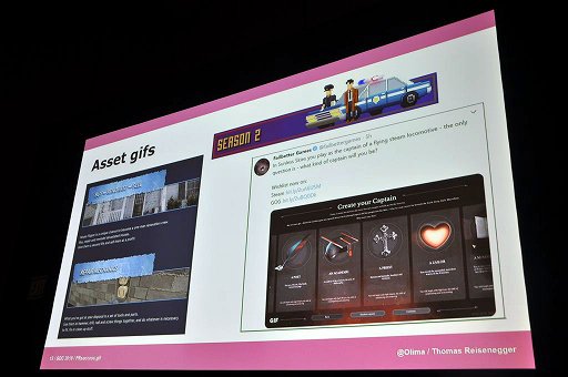 画像ギャラリー No.008のサムネイル画像 / ［GDC 2019］ゲームのプロモーションに活用されるGIF動画。拡散されるにはどう作り，どう公開するのか