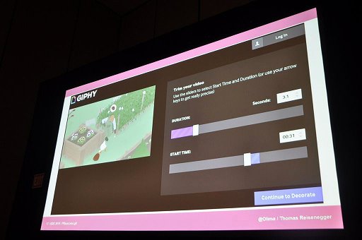 画像ギャラリー No.012のサムネイル画像 / ［GDC 2019］ゲームのプロモーションに活用されるGIF動画。拡散されるにはどう作り，どう公開するのか