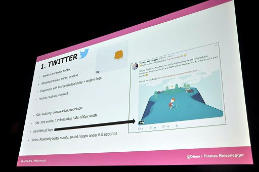 画像ギャラリー No.016のサムネイル画像 / ［GDC 2019］ゲームのプロモーションに活用されるGIF動画。拡散されるにはどう作り，どう公開するのか