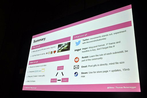 画像ギャラリー No.022のサムネイル画像 / ［GDC 2019］ゲームのプロモーションに活用されるGIF動画。拡散されるにはどう作り，どう公開するのか