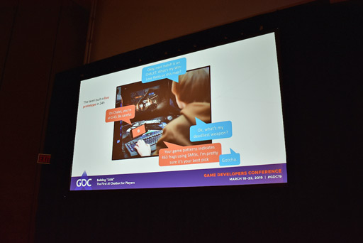 画像ギャラリー No.008のサムネイル画像 / ［GDC 2019］ハロー，SAM。ゲーマーに特化したAIアシスタントを紹介する「Building "SAM" the First AI Chatbot for Players」をレポート