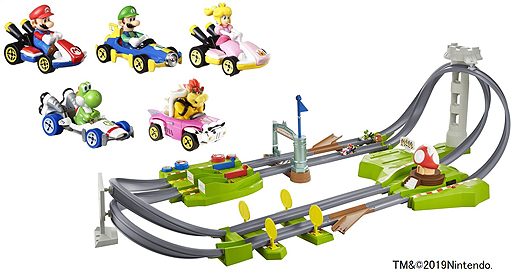 画像ギャラリー No.003のサムネイル画像 / 「マリオカート」の世界をホットウィールで再現。ミニカーや“トラックセット”など3製品が6月末より順次発売へ