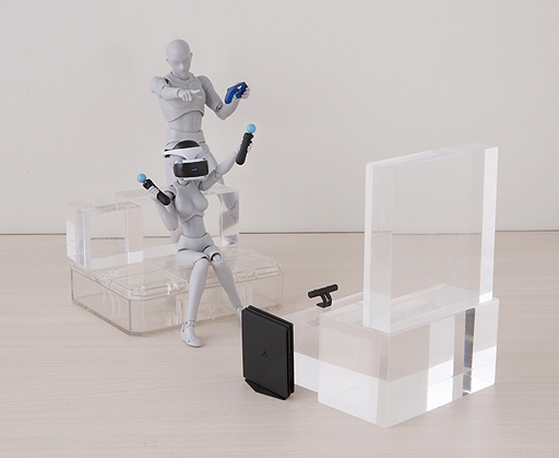 画像ギャラリー No.006のサムネイル画像 / フィギュアの小物にぴったり（？） PS4本体とPS VRのミニチュアフィギュアがカプセル自販機で8月第2週より順次発売へ