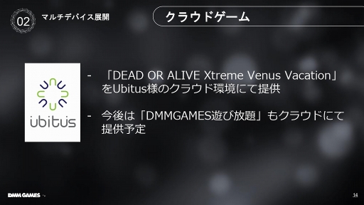 画像ギャラリー No.008のサムネイル画像 / ［TGS 2019］DMM GAMESのプラットフォーム展開やゲーム事業向けのサポートについて語られた「DMM GAMES 事業戦略 2019」をレポート