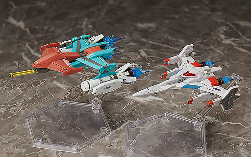 画像ギャラリー No.002のサムネイル画像 / 「ギャラクシアン」「ギャラガ」のプレイヤー機がfigmaに。作中と同じトップビューのフォルムを再現しつつ立体化