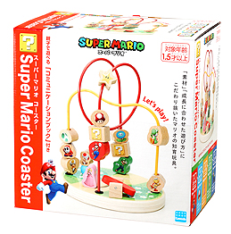 画像ギャラリー No.002のサムネイル画像 / 「スーパーマリオ」モチーフの木製知育玩具「Super Mario Coaster」と「Super Mario Blocks」(積み木)が1月11日に発売へ