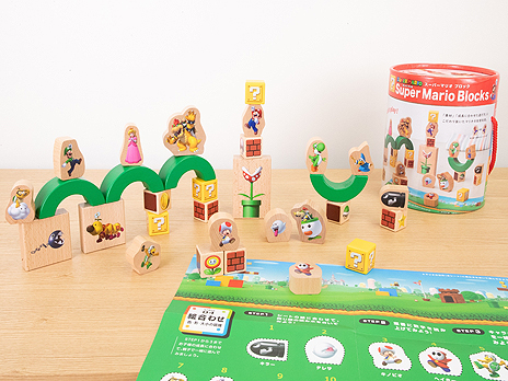 画像ギャラリー No.016のサムネイル画像 / 「スーパーマリオ」モチーフの木製知育玩具「Super Mario Coaster」と「Super Mario Blocks」（積み木）が1月11日に発売へ
