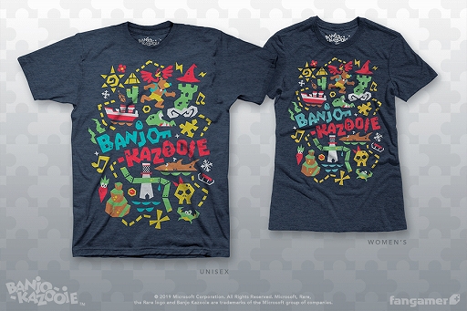 画像ギャラリー No.004のサムネイル画像 / Fangamer Japan，「バンジョーとカズーイの大冒険」のTシャツなどグッズ9点をオンラインショップで発売