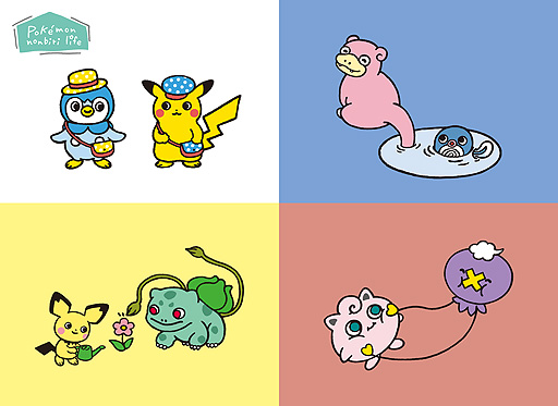 画像ギャラリー No.003のサムネイル画像 / 「ポケモン」と，“Suicaのペンギン”の坂崎千春氏がコラボ。コラボグッズ「Pokémon のんびりライフ」が2月8日より販売へ