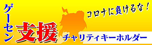 画像ギャラリー No.001のサムネイル画像 / ゲームセンターの継続を支援するためのチャリティキーホルダー,販売開始