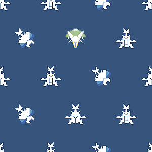 画像ギャラリー No.014のサムネイル画像 / ポケモン柄で作れる「ポケモンシャツ」，柄は「ポケモン 金・銀」からの100種追加で全251種に。余分な生地を使ったマスクのプレゼントも