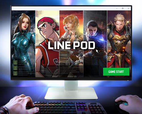 画像ギャラリー No.002のサムネイル画像 / LINEがPC向けゲームプラットフォーム「LINE POD」を発表。台湾やタイ，インドネシアおよび東南アジアで提供へ