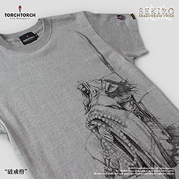 画像ギャラリー No.003のサムネイル画像 / 「SEKIRO」×TORCH TORCHコラボTシャツ第2弾の予約受付が本日スタート。鉛筆画の「破戒僧」や8bit調「ピクセル弦一郎」など5種