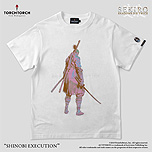 画像ギャラリー No.008のサムネイル画像 / 「SEKIRO」×TORCH TORCHコラボTシャツ第2弾の予約受付が本日スタート。鉛筆画の「破戒僧」や8bit調「ピクセル弦一郎」など5種