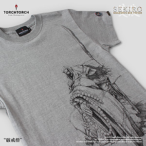 画像ギャラリー No.011のサムネイル画像 / 「SEKIRO」×TORCH TORCHコラボTシャツ第2弾の予約受付が本日スタート。鉛筆画の「破戒僧」や8bit調「ピクセル弦一郎」など5種