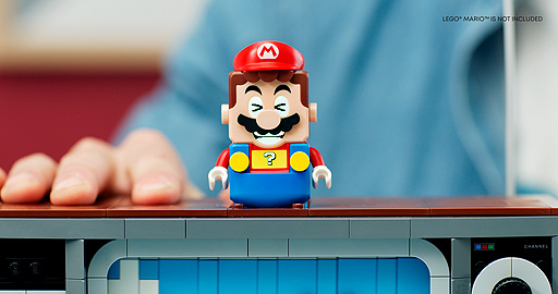 画像ギャラリー No.005のサムネイル画像 / 「LEGO NES」がレゴと任天堂の新たなコラボ製品として8月1日発売へ。1980年代スタイルのテレビセットと共にスーパーマリオの世界を再現