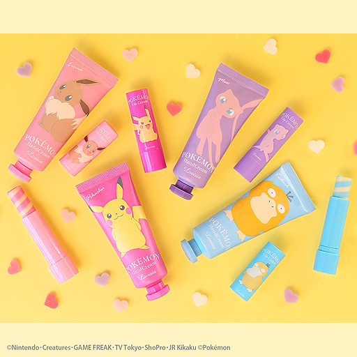画像ギャラリー No.005のサムネイル画像 / 「Lovisia ポケモンギフトコスメシリーズ」のリップクリームとハンドクリーム各4種の販売が9月12日より順次開始へ