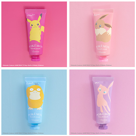 画像ギャラリー No.010のサムネイル画像 / 「Lovisia ポケモンギフトコスメシリーズ」のリップクリームとハンドクリーム各4種の販売が9月12日より順次開始へ