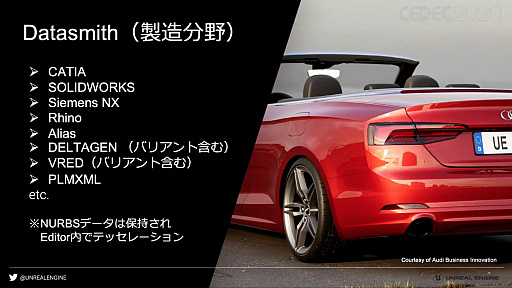 画像ギャラリー No.036のサムネイル画像 / ［CEDEC 2020］「ノンゲーム分野におけるUnreal Engineの活用について」聴講レポート。ゲーム以外で活用されるゲームエンジンの事例を紹介