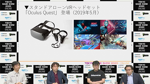 画像ギャラリー No.005のサムネイル画像 / ［TGS 2020］専門セッション「2021年に向けたゲーム業界最新技術トレンド」をレポート。新世代コンシューマ機やVRなどに使われる最新技術がゲーム体験にもたらす影響とは