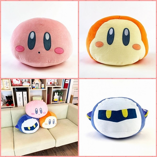 画像ギャラリー No.003のサムネイル画像 / 「星のカービィ」のカービィやワドルディ，メタナイトをモチーフにしたクッションが登場