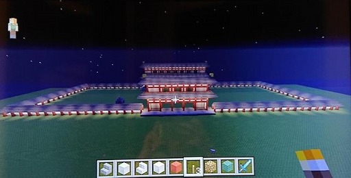 画像ギャラリー No.002のサムネイル画像 / 「Minecraft」内に歴史的建造物を再現して訪れる“バーチャル修学旅行”が麗澤中学・高等学校にて実施