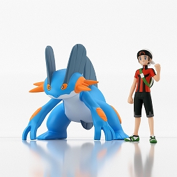 画像ギャラリー No.003のサムネイル画像 / 「ポケモンスケールワールド ホウエン地方」が5月に発売。ハルカ・ユウキなど11種類のフィギュアが登場